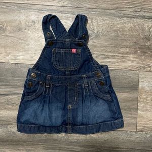 Infant girl overall skirt